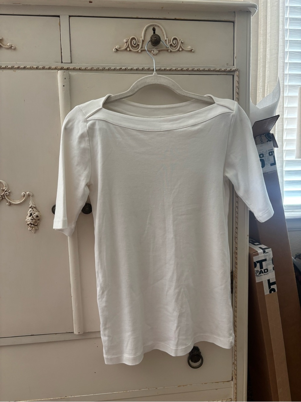 Grace White Short Sleeve Tee